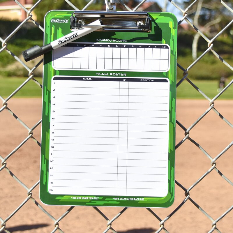 GoSports Baseball And Softball Dry Erase Board | Wayfair